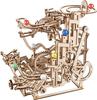 Ugears 70170 Marble Run Tiered Hoist Model Kit, Wooden Blocks, DIY Puzzle, Assembly, Imagination, Creativity, Toy, Educational, Wood Puzzle, 3D Craft