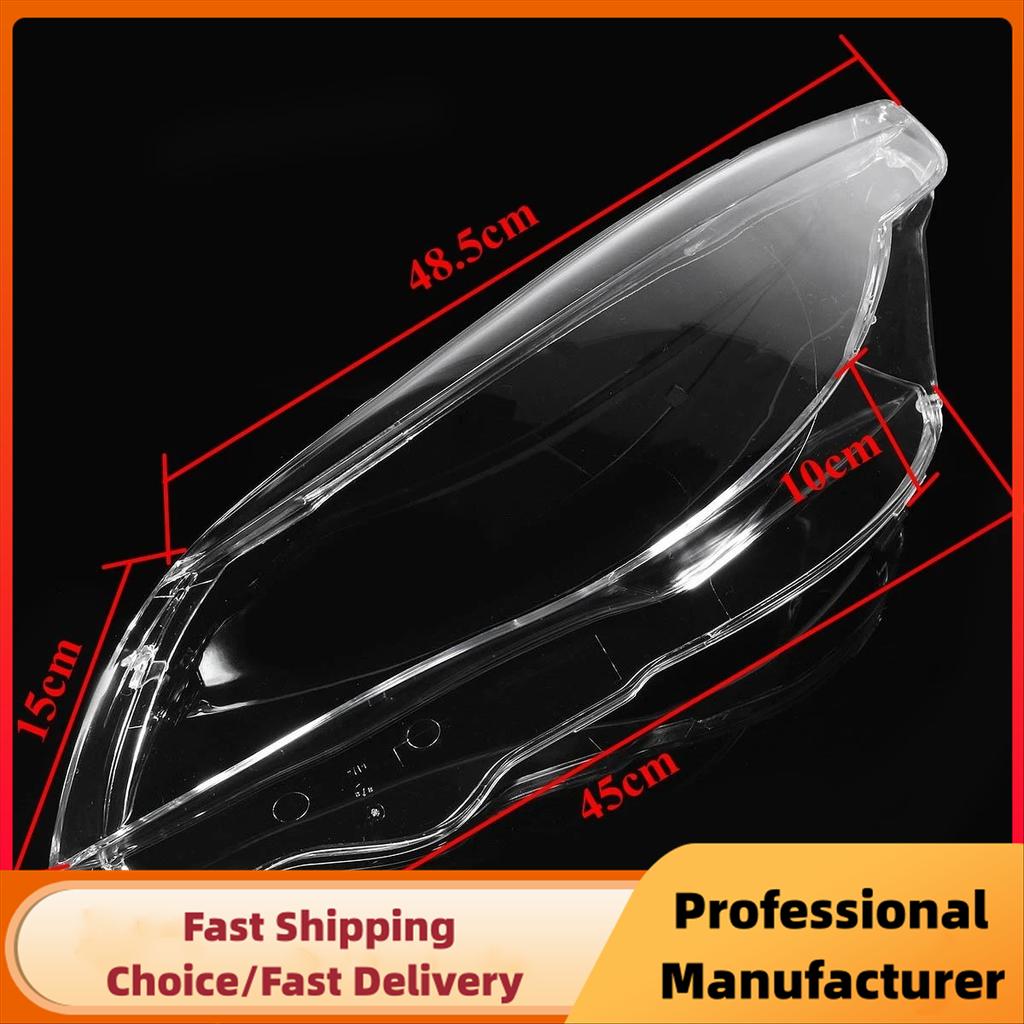 Left+Right Car Headlight Lens Cover Lampshade Shell For BMW E60 E61 25I 530I 545I 550I 2003-2010 Headlight Cover