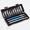 Carving Knife 13-piece Set Metal Pole Carving Knife High Value Hand-held Pen Knife Model Making Foil Art Knife