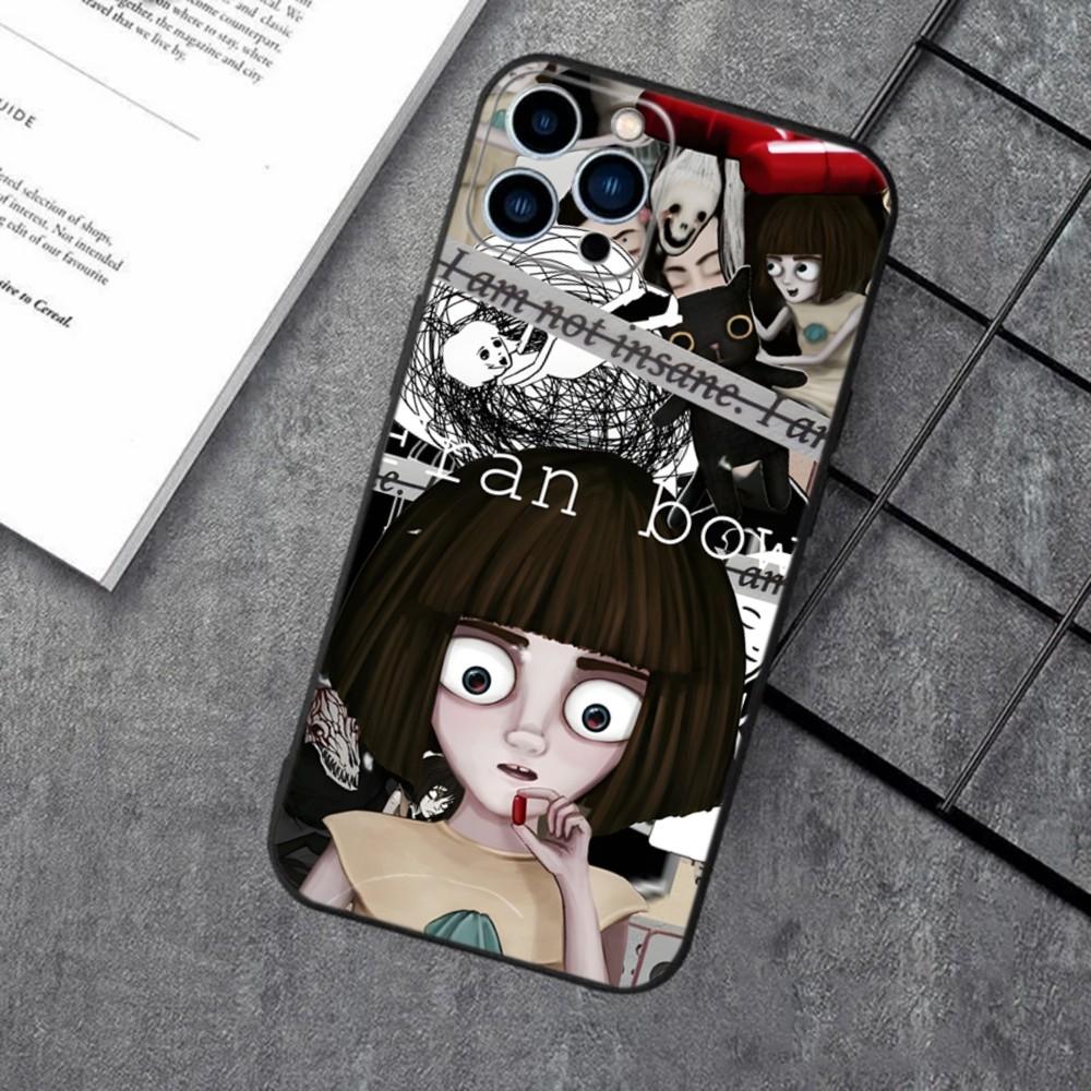 Чехол для телефона F-FranS B-BowS для iPhone 16,15,14,13,12,11,XS,XR,X,8,7,Pro,Max,Plus,mini Силиконовый Черный Чехол