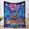 Flannel Blanket Witch Hunter K-Pop Series 4 Blankets Nap Blanket Autumn And Winter Flannel Blanket Can Be Connected To Jit