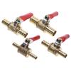 6mm-12mm Hose Barb Inline Brass Water Oil Air Gas Fuel Line Shutoff Ball Valve Pipe Fittings