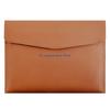 Water Resistant PU Leather Folder Document Organiser Storage Case Closure 100 Sheets Capacity For School Office