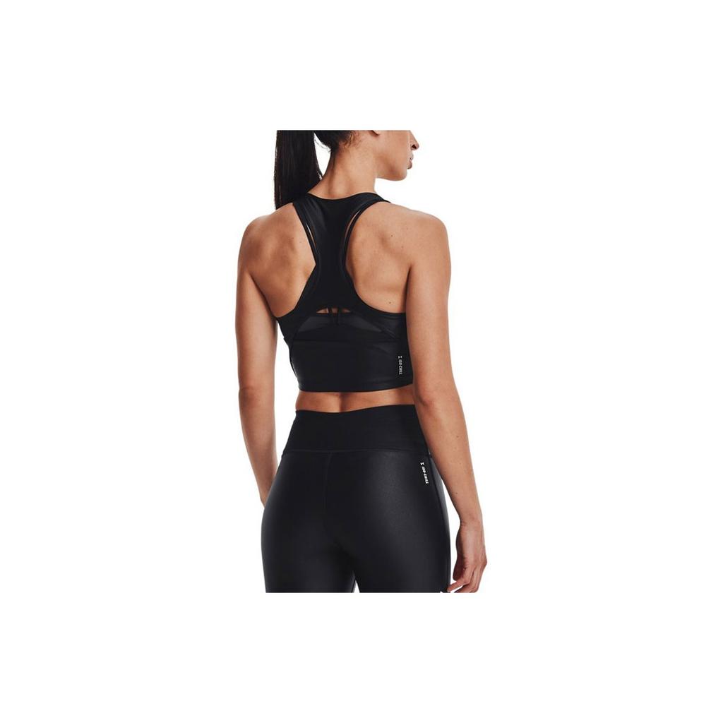 Under Armour Iso-Chill Crop Training Tank Top женские топы черные 1361151-001