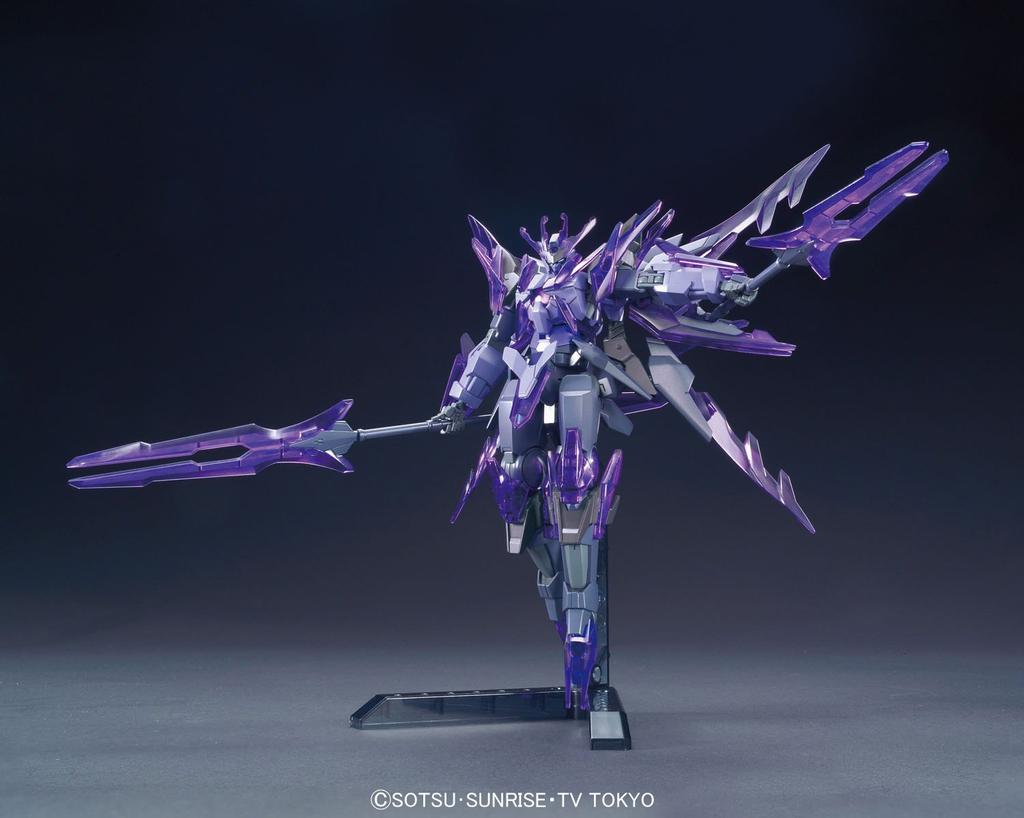 Пластиковая модель HGBF Gundam Build Fighters Try Flame Transient Gundam Glacier в масштабе 1/144 с цветовой кодировкой
