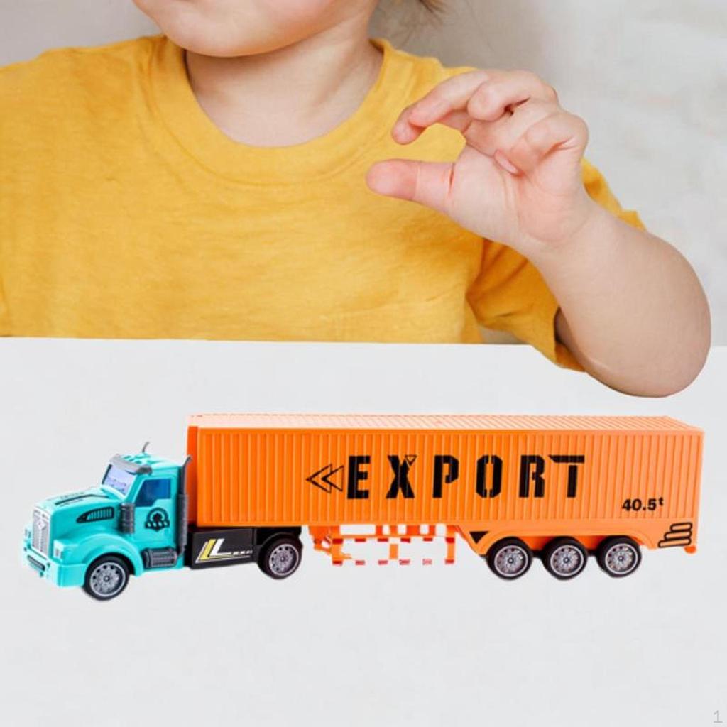 Собранная модель грузовика-перевозчика, универсальный, легко собираемый полуприцеп для транспортировки в помещении