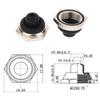 5Pcs  Product M12 * 0.75 12Mm Toggle Switch Waterproof Cap With Hexagonal Metal Edge Accessories