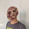 Halloween Party Horror Mask Three-Face Latex Mask Soft Realistic Headgear