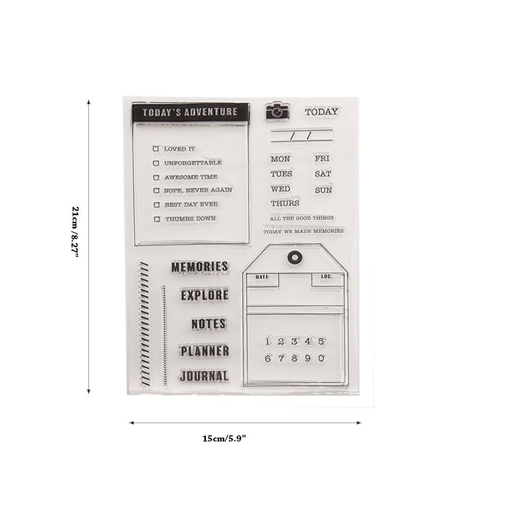 Цветок, лист, бабочка, прозрачные силиконовые прозрачные штампы для печати, сделай сам, Скрапбукинг, декор для фотоальбома, художественная карта путешествий