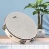 Aklot Tambourine Birch Hand Drum 10 дюймов перкуссия Double Jingle Type для детей Музыкальные классы Вечеринки, Подарки, Образование, KTV, Игры, Концерты,