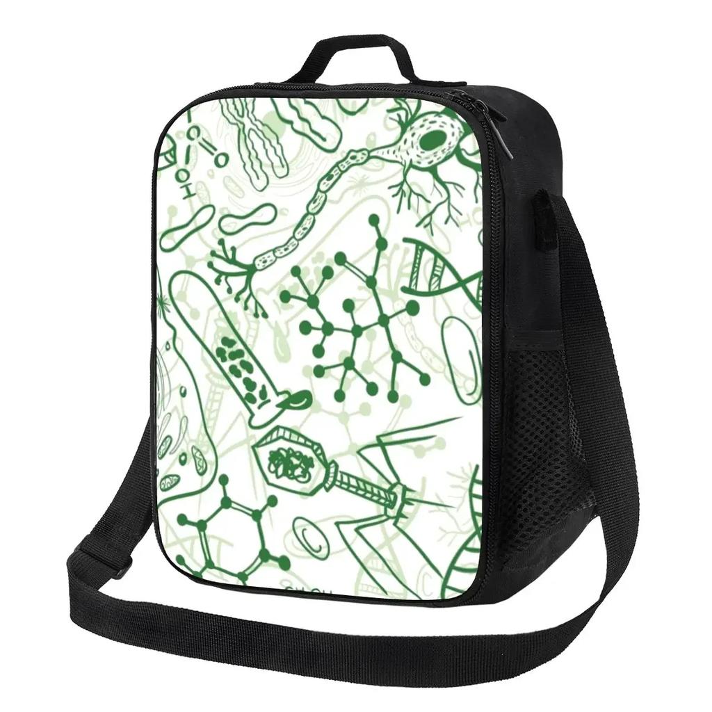 Stem Cats Insulated Lunch Bag for Women Science Chemistry Biological Thermal Cooler Bento Box Office Picnic Travel