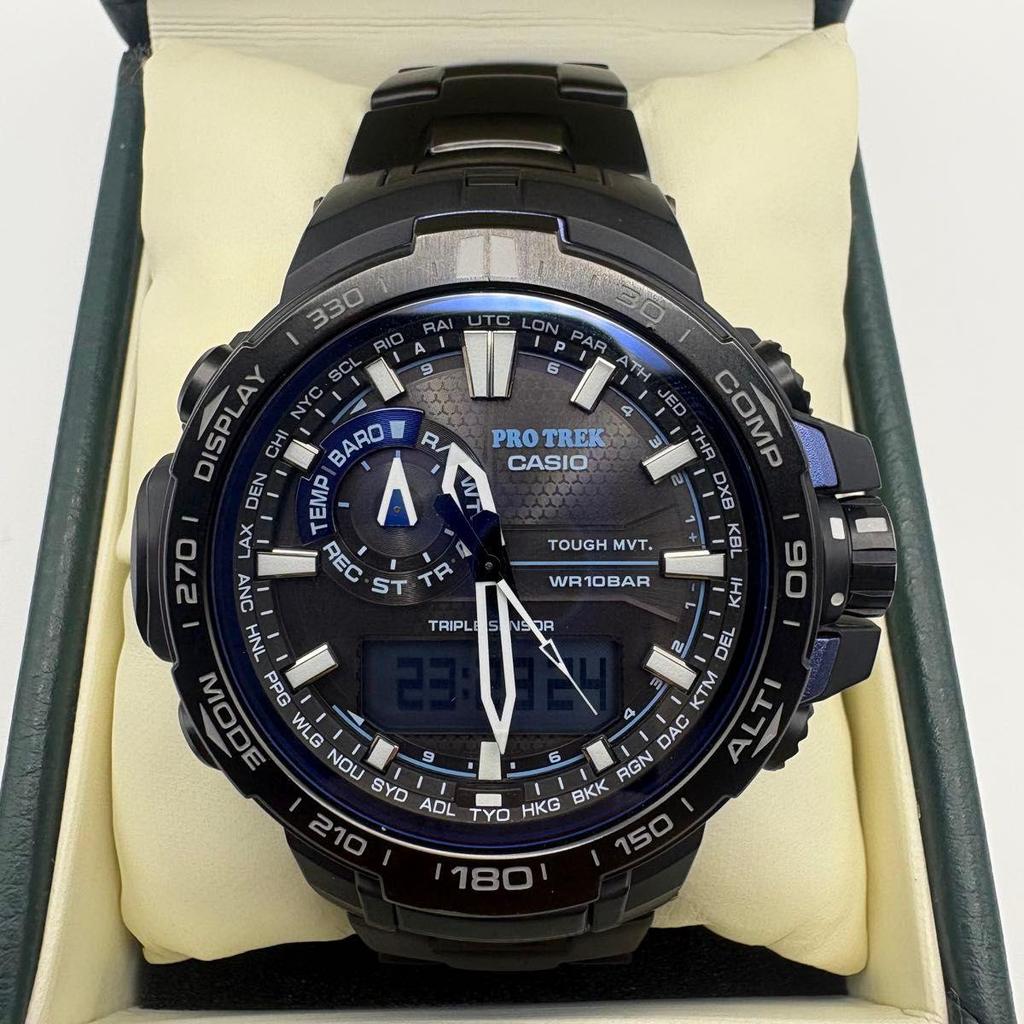 Б/у CASIO PRO TREK PRW-6000YT-1BJF Blue Moment Часы Casio Pro Trek
