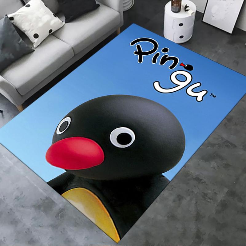 2025 New PINGU Carpet Rug for Living Room Bedroom Home Sofa Decoration,Kids play Non-slip Floor Mat