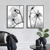 Black White Plant Canvas Posters Nordic Abstract Flower Canvas Prints Wall Art Painting Decorative Picture Home Decor HD0035