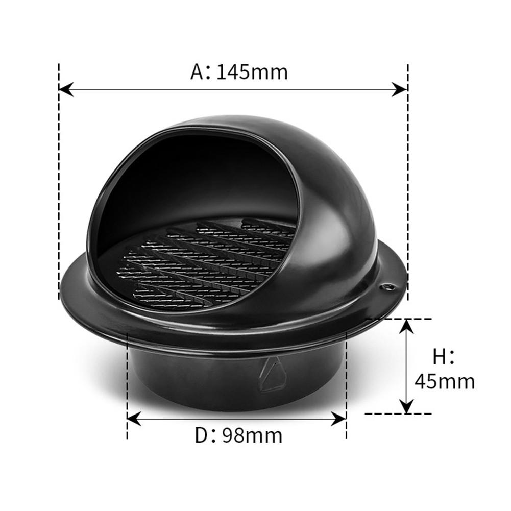 Insect-Resistant Cover Rainproof Exhaust Vent Stainless Steel Exhaust Cover
