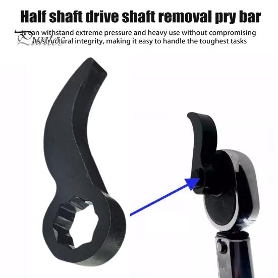 1/2 шт. Инструменты для головки адаптера лома, нержавеющие, устойчивые к коррозии, монтировка, головка адаптера гаечного ключа, инструменты для снятия половины вала автомобиля