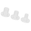 24 Pairs High Heel Protector Transparent PVC Heel Cover Repair Cap 3 Sizes for Walking