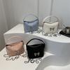 French Niche Portable Rice In Summer New Fashion One-shoulder Crossbody Bag Trendy Fashion Butterfly Bucket Bag Women