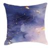 New Dreamy Gold, Pink, Blue and Purple Gradient Color Pillow Back Home Bedroom Bedside Sofa Cushion