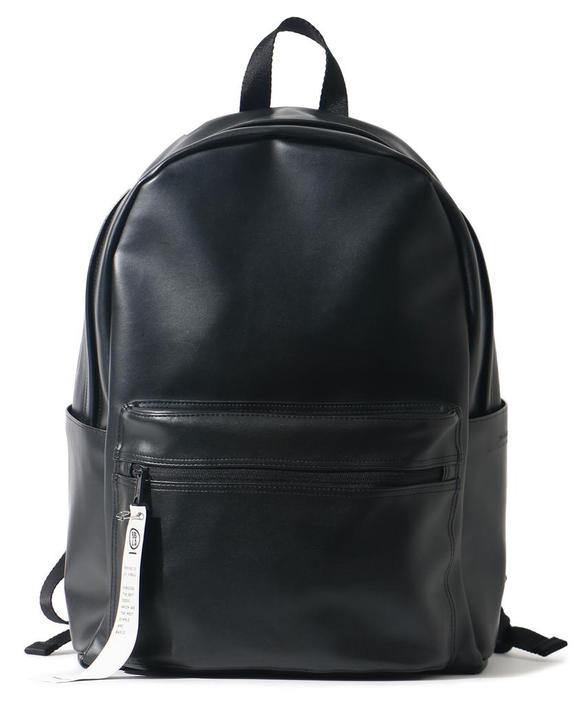 Bubilian Zara 2 Кожаный рюкзак_Черный