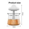 Cloud Rain Humidifier with 7 Colors LED Lights Water Drip Mushroom Mist Diffuser with Remote for