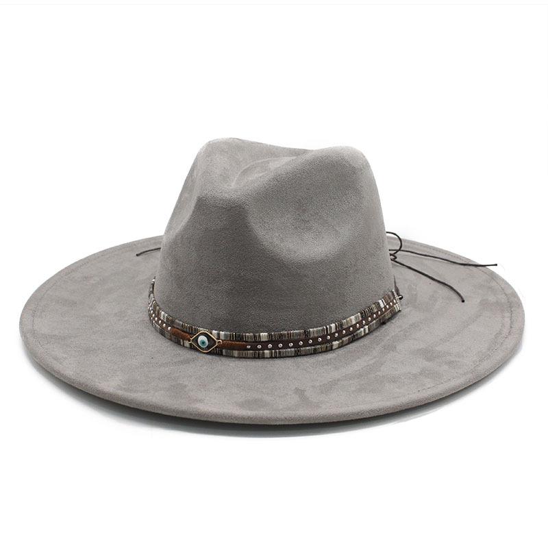 Ковбойская шляпа, замшевый цилиндр, рыцарская шляпа в стиле вестерн, фетровая шляпа, джазовая шляпа, мужская зимняя шляпа