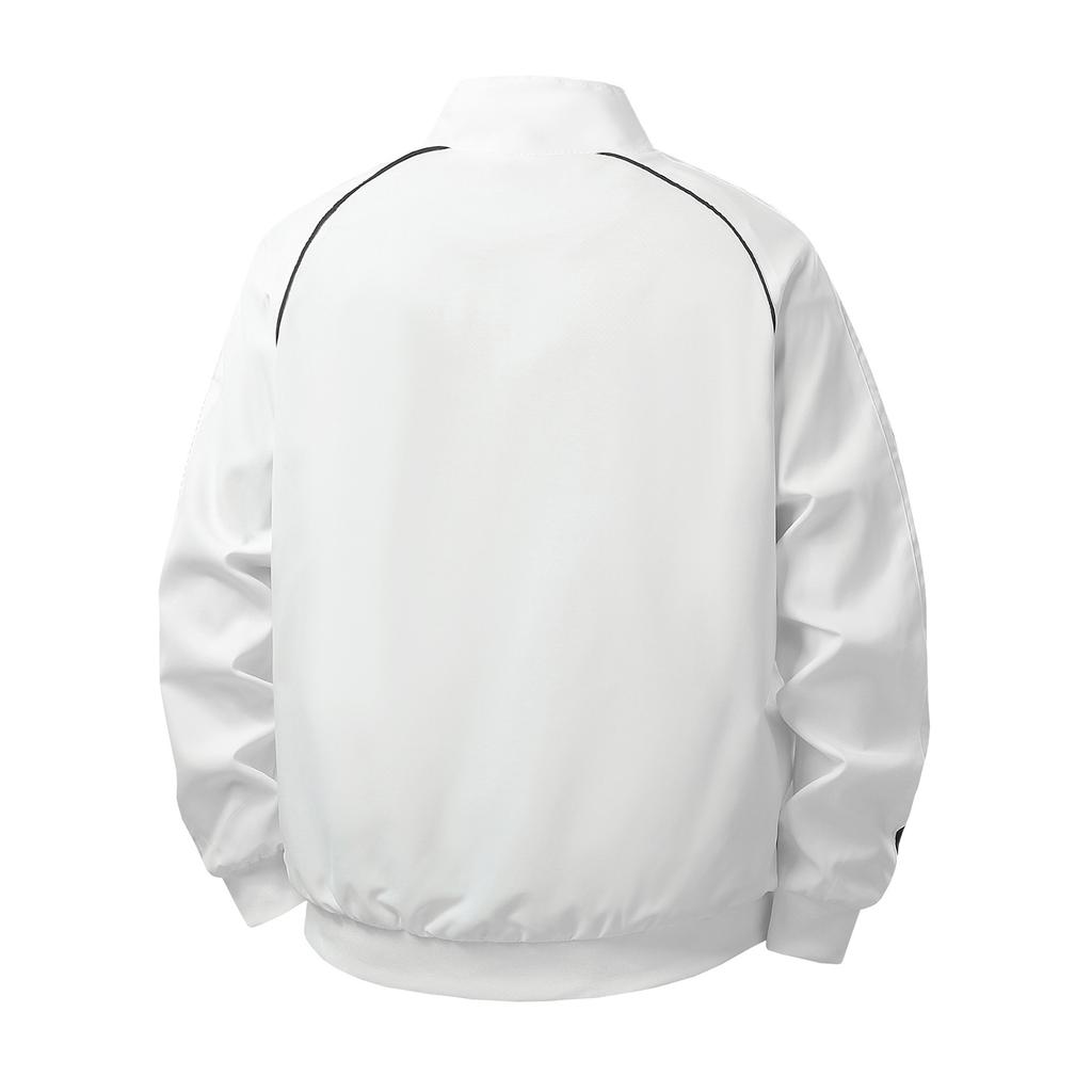 Men's Casual Stand-up Collar Color-blocked Men's Casual Jacket Baseball Jacket