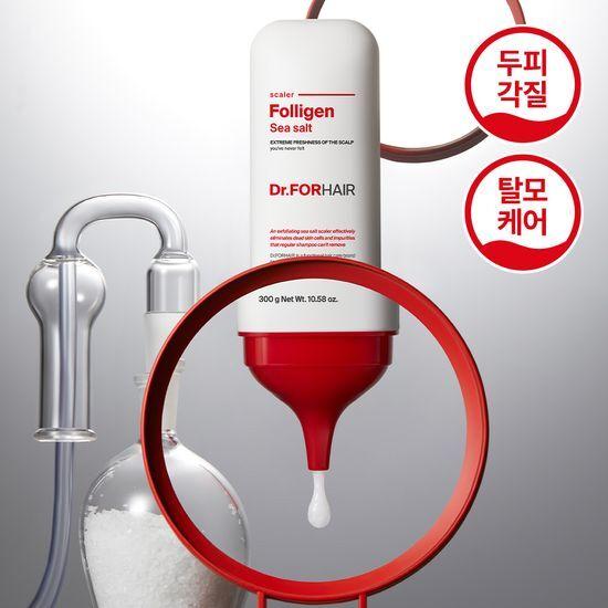 DR.FORHAIR Полиген Морская соль Скалер 300г + 50г