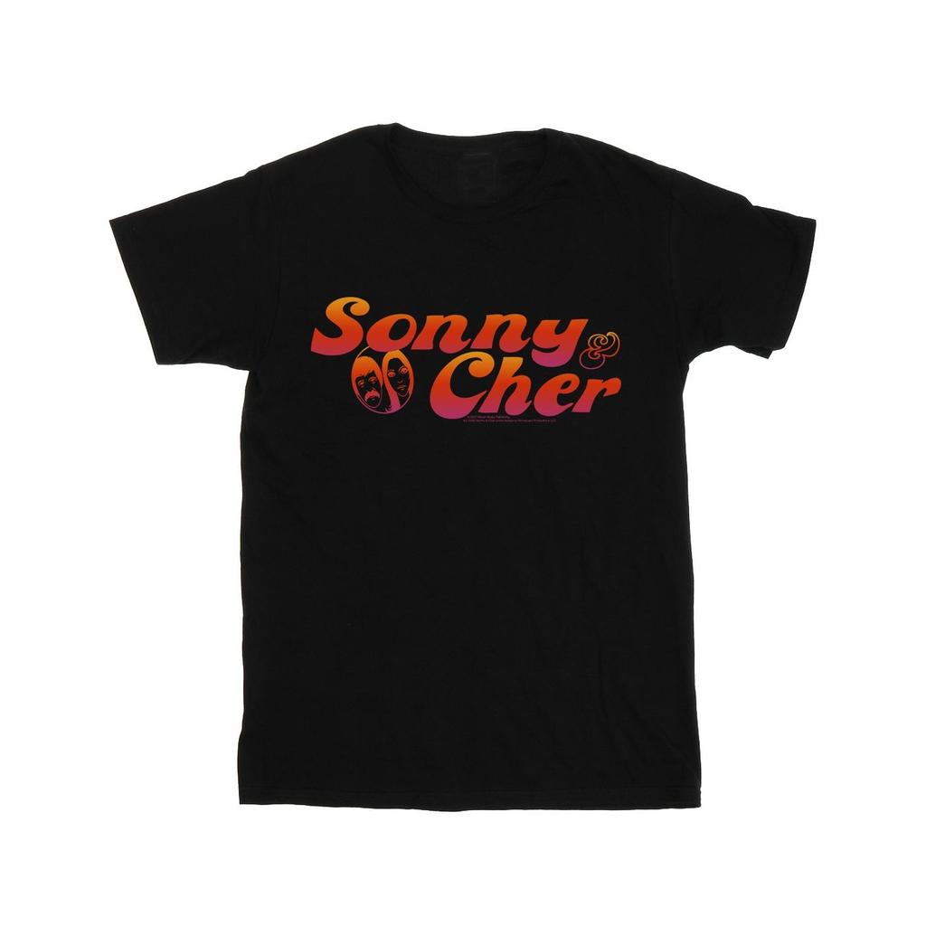Sonny & Cher Mens Gradient Logo T-Shirt