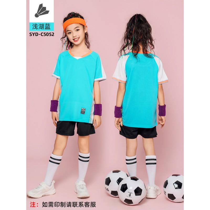 Kids Badminton Shirt Set Boys Girls Custom Print Training Competition Sports Jersey