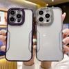Чехол-бампер с прозрачным покрытием для Iphone 14 13 12 11 Pro Max 14 Plus 14pro, противоударная защита объектива, прозрачная задняя крышка