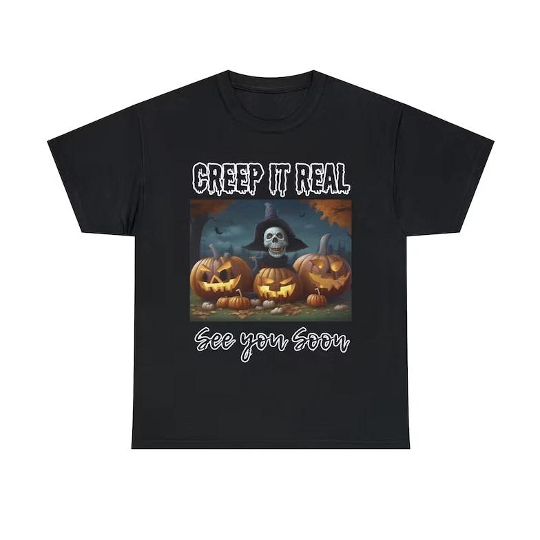 Creep It Real Vintage Halloween Shirt, Halloween Gift