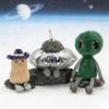 Серия "Космос" Инопланетная Плюшевая Игрушка Украшение НЛО Звездное Небо Ковбойская Шляпа Арахисовая Кукла Подарок на День Рождения