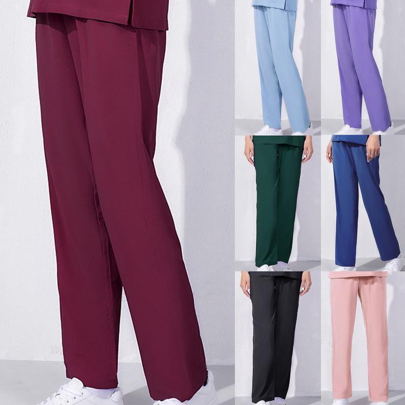 Доктор спандекс хирургические штаны эластичные стоматологические штаны СПА уход рабочие штаны медсестры однотонные новые высокого качества