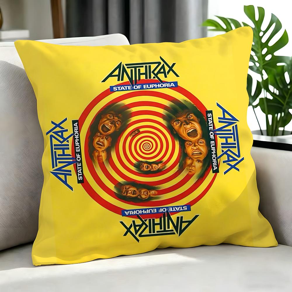 metal Anthrax Cushion Cover Cushion Cover Set Pcs x x x Pillowcase Decorative Sofa Home Decor