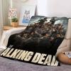 Horror movie T-The W-Walking D-Dead Blanket For Sofa Office Bed Plane Travel Sleep Read Relax Camping Soft And Warm
