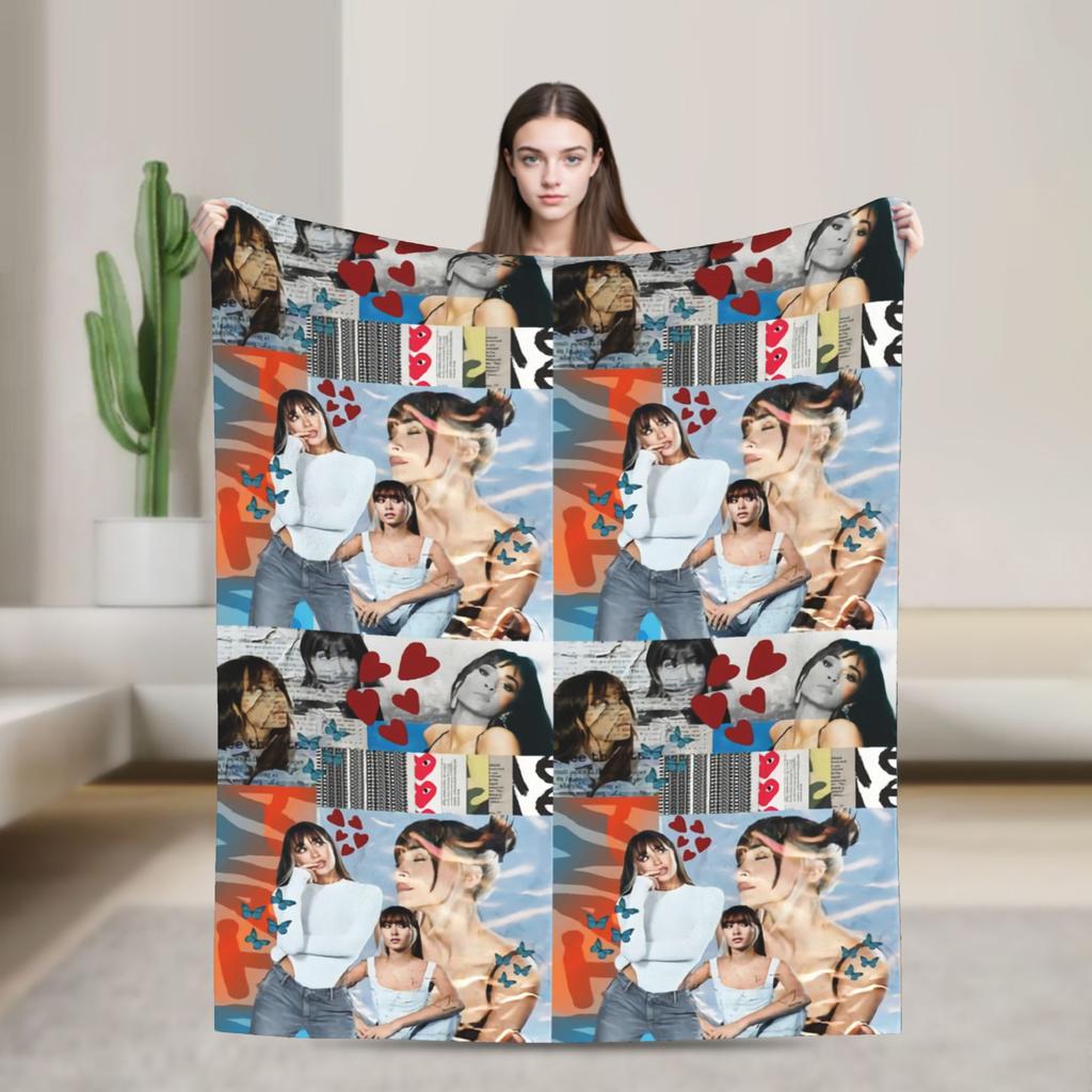 3D A-Aitana Blanket Spanish Singer Travel Office Flannel Throw Blanket For Couch Chair Sofa Bed Super Warm Bedspread Gift Idea