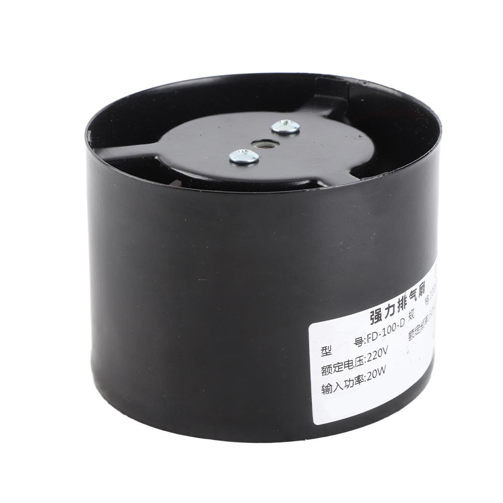 Канальный вентилятор металлический высокоскоростной тихий круглый вытяжной вентилятор для кухни подвала