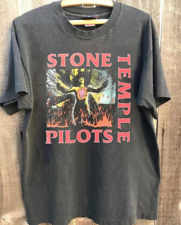 Stone Temple Pilots Band Shirt Stone Temple Pilots Charcoal Unisex Tshirt S-5XL