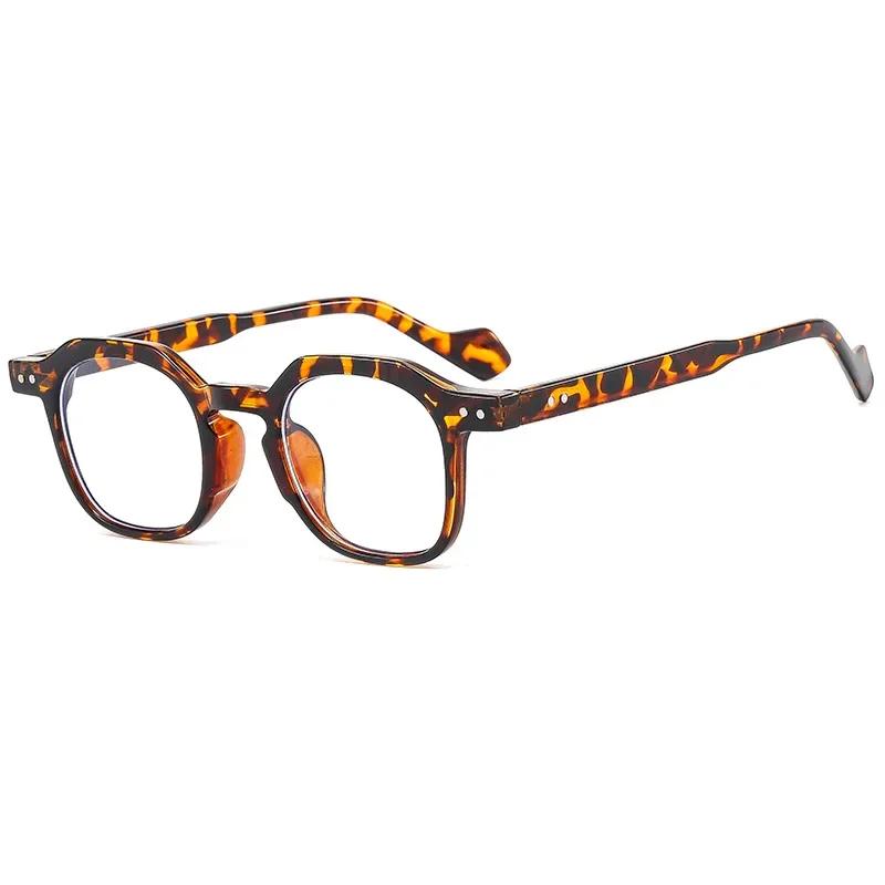 Ретро Квадратные Очки Женские Мужские Бренд Мода Винтажная Оправа для Очков Мужская Прозрачные Линзы Унисекс Уличные Прозрачные Линзы