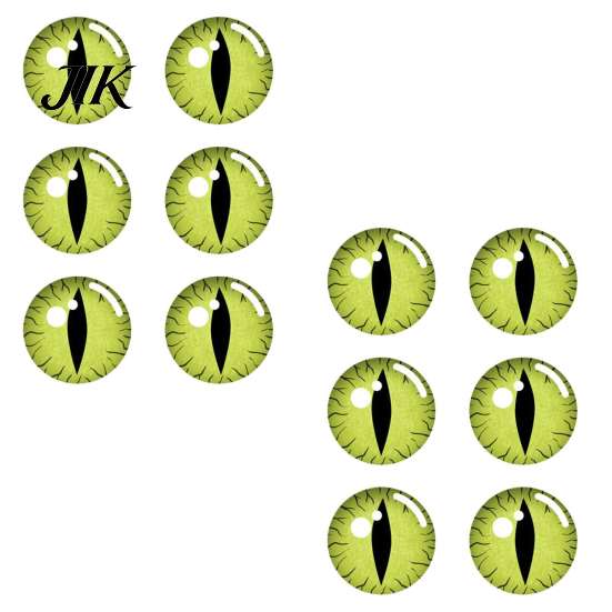 Scary Eye Wall Decor 12/16Pcs Halloween 3D Lighted Eyes Decoration, Glowing Spooky Sticker, LED Light-Up for Walls, Windows, Doors, Holiday