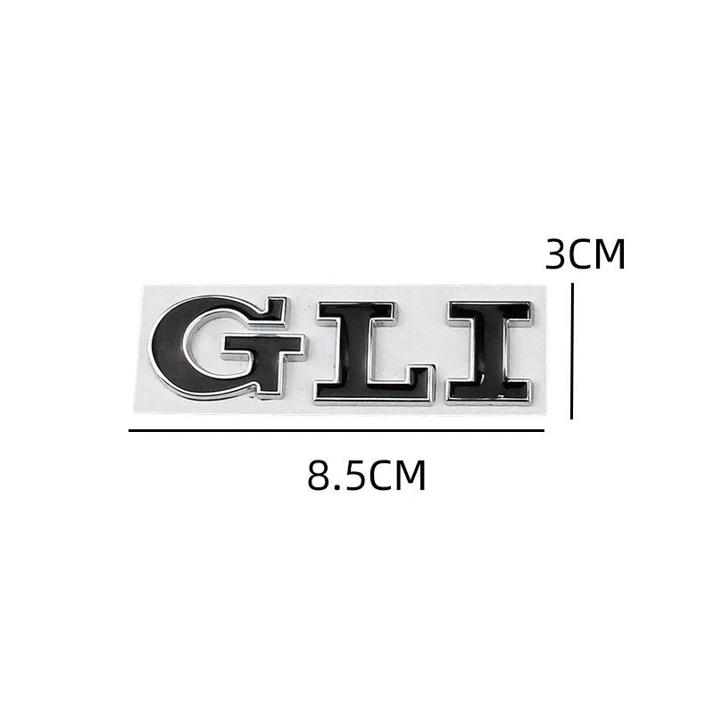 BHMTQ1 3D Metal Car Stickers GLI Emblem Badge for Volkswagen VW Golf 3 4 5 6 7 Polo Jetta MK3 MK4 MK5 MK6 MK7 R32 Passat Tiguan T-ROC