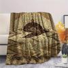 1 шт. Фланелевое одеяло с мультяшным принтом, Высококачественное, Удобное для всех сезонов, Домашний декор, Тепло и комфорт, Идеально для рождественского подарка на день рождения