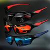 3PCS Men's Sports Sunglasses Cycling Goggles Night Vision Driving Sunglasses UV Resistant and Colorful Sports Goggles