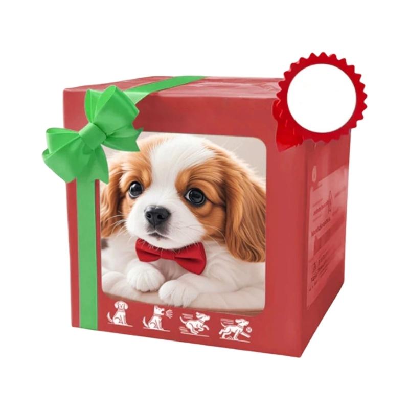 Smarts Realistic Robot Puppies AI Robot Dog,Interactive Plush Dog Robot Walking,Barking,Tail Wagging Kids Adult Toy