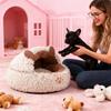 Принадлежности для питомцев Чехол для кошачьей кровати-пещеры Кровать для маленькой собаки Теплое противоскользящее гнездо для зимы Животное Котенок Щенок Балкон