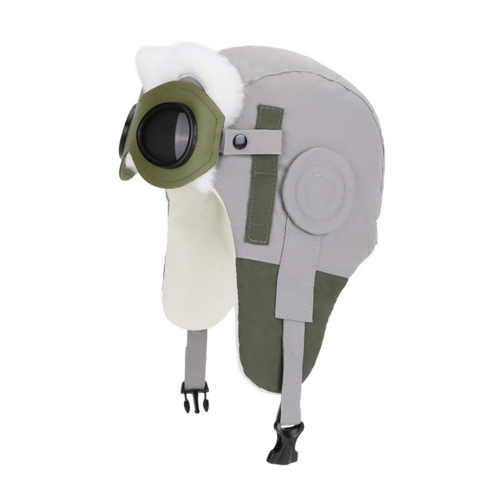 Winter Kids Ear Protection Cap Fleece-Lined Ski Hat Cute Pull-Over Hat  for Boys and Girls