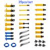 Pneumatic Building Blocks Kit Pump Cylinder Push Rod Switch Hose Air Tank Compatible With legoeds Pneumatic Parts