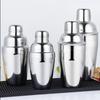 Silver Mirror Polishing Japanese Style Stainless Steel Cocktail Shaker Bar Shaker Bartender Tool Bar Accessories Tableware Set