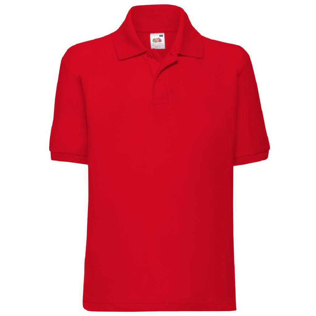Fruit of the Loom Childrens/Kids Pique Short-Sleeved Polo Shirt